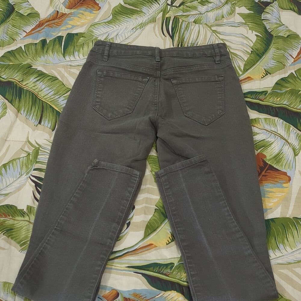 Refuge Forever 21 Olive Green Skinny Jeggings Low Rise Pants Women's Size 2 - Picture 2 of 5